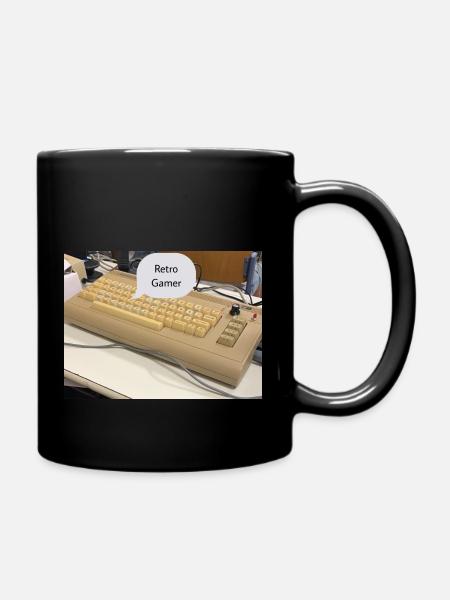 Retro Gamer - Tasse einfarbig - Schwarz