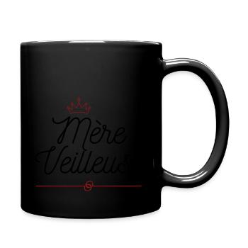 Mère veilleuse noir - Mug uni - noir - Droite