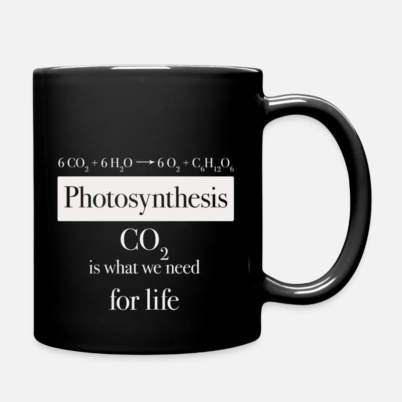 photosythesis - Tasse einfarbig - Schwarz