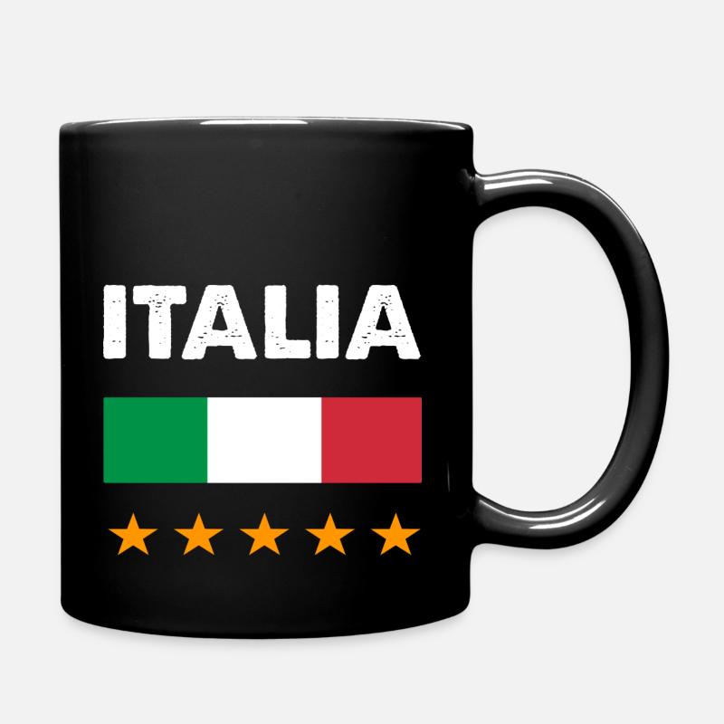 Italia Champion 5 étoile - Mug uni - noir