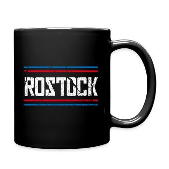 Rostock - Tasse einfarbig - Schwarz - Rechts
