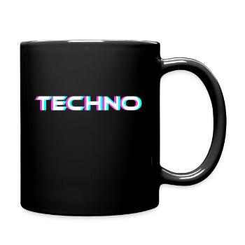 Musique électro techno EDM Hardstyle - Mug uni - noir - Droite