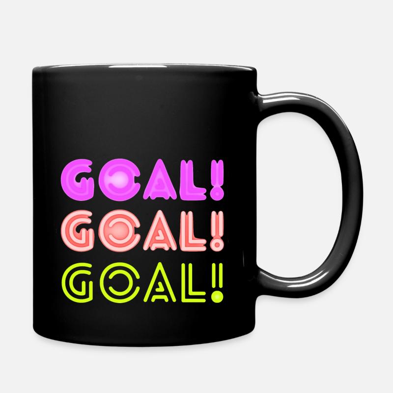 Goal goal goal Design - Mug uni - noir