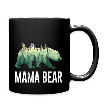 Mama Bear Mama Bear Bear Cadeau - Mug uni - noir - Droite
