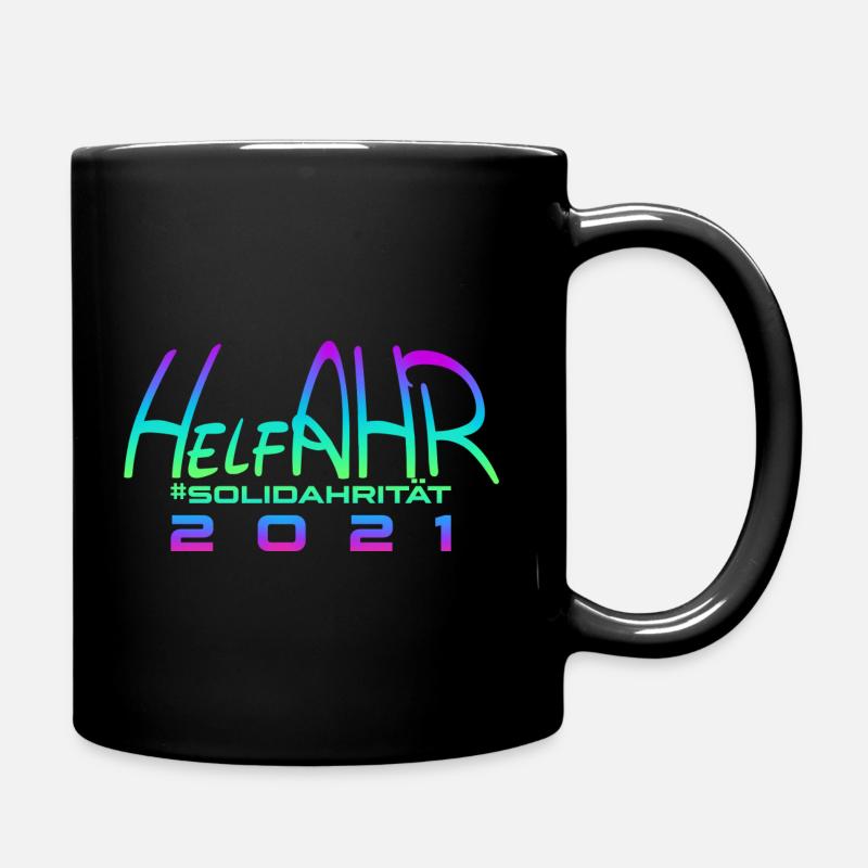 HelfAHR - Tasse einfarbig - Schwarz