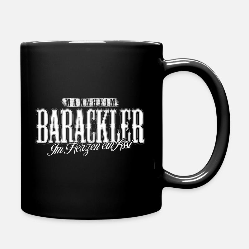 Mannheim Barackler - Tasse einfarbig - Schwarz