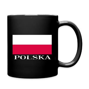 POLSKA - Tasse einfarbig - Schwarz - Rechts