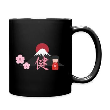 Japan Style - Tasse einfarbig - Schwarz - Rechts