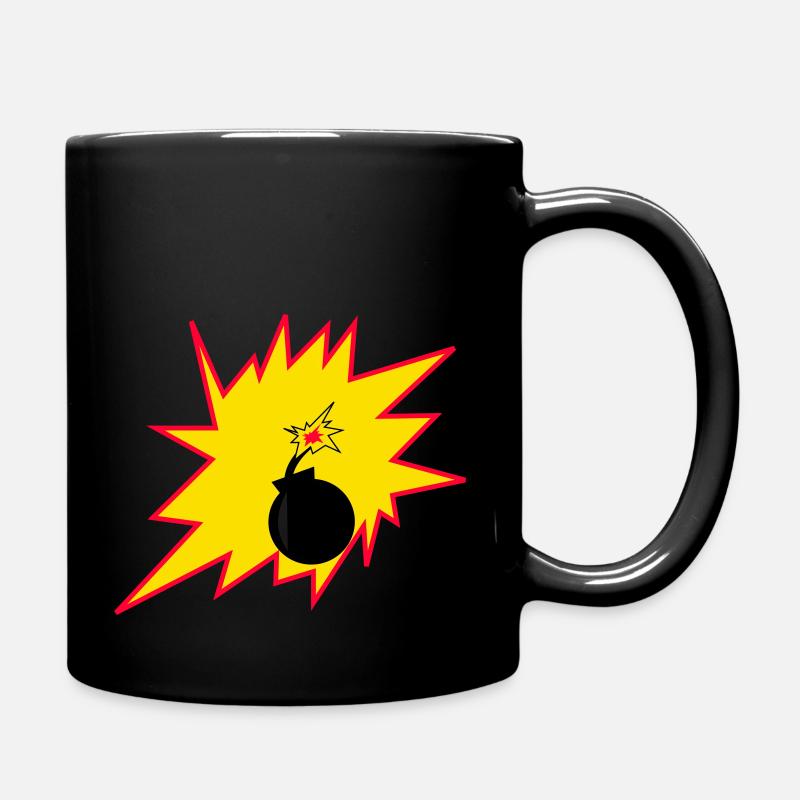 Boom - Tasse einfarbig - Schwarz