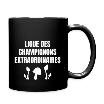 LIGUE DES CHAMPIGNONS EXTRAORDINAIRES - Mug uni - noir - Droite