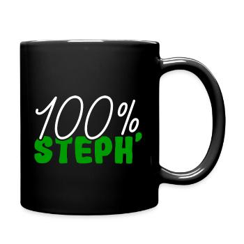 Saint-Etienne - 100% Steph - Mug uni - noir - Droite