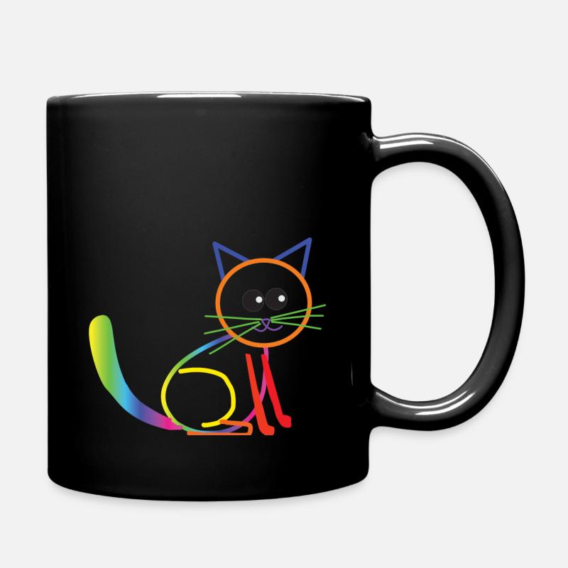 Chat Sara - Mug uni - noir