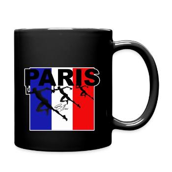 PARIS - Tasse einfarbig - Schwarz - Rechts