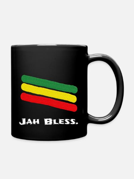Jah Bénis. Rasta - Mug uni - noir