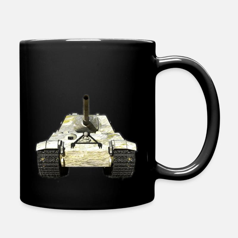 Panzer - Tasse einfarbig - Schwarz