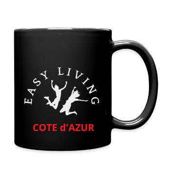 COTE d'AZUR - Tasse einfarbig - Schwarz - Rechts