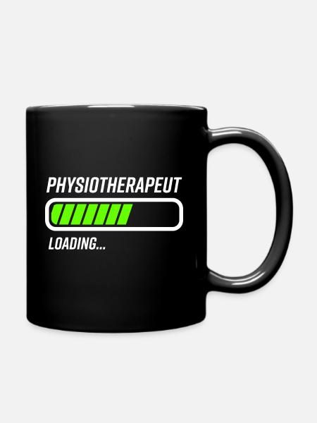 Physiotherapeut Loading Ladebalken Geschenkideen - Tasse einfarbig - Schwarz