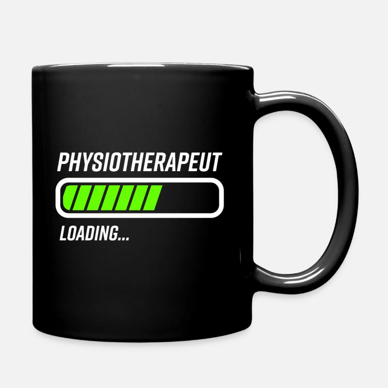 Physiotherapeut Loading Ladebalken Geschenkideen - Tasse einfarbig - Schwarz