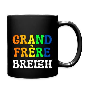 GRAND FRERE BREIZH DRAPEAU BRETAGNE - Mug uni - noir - Droite