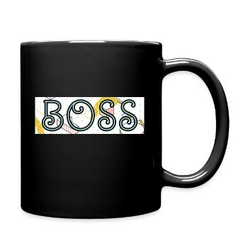 Boss Chef Teamleiter Leiter Vorarbeiter Meister - Tasse einfarbig - Schwarz - Rechts