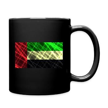 Vereinigte Arabische Emirate - Tasse einfarbig - Schwarz - Rechts
