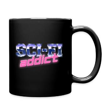 Sci-Fi Süchtig - Tasse einfarbig - Schwarz - Rechts