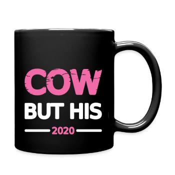 Zicke Pärchen 2020 Frau Design Motiv Grunge Vector - Tasse einfarbig - Schwarz - Rechts