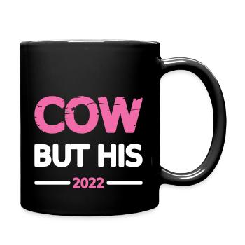 Zicke Pärchen 2022 Frau Design Motiv Grunge Vector - Tasse einfarbig - Schwarz - Rechts