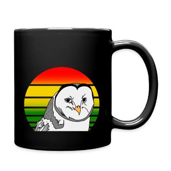 Sun Bird Speed Owl 80s Rétro - Mug uni - noir - Droite