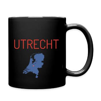 Utrecht Babygeschenk: Utrechter Baby - Tasse einfarbig - Schwarz - Rechts