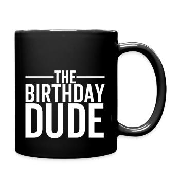 The Birthday Dude - Full Colour Mug - black - Right