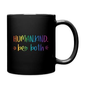 Genre humain - soyez les deux - Mug uni - noir - Droite