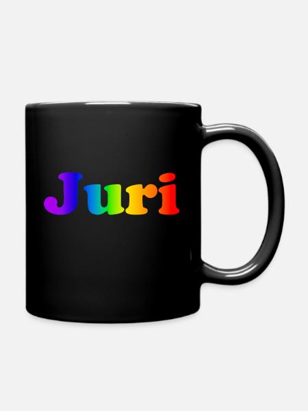 Juri - Tasse einfarbig - Schwarz