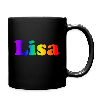 Lisa - Tasse einfarbig - Schwarz - Rechts