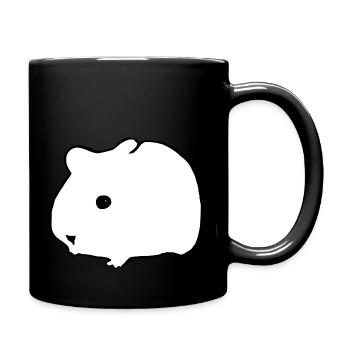 Hamster mignon animal rongeur animaux drôle animal 1 - Mug uni - noir - Droite