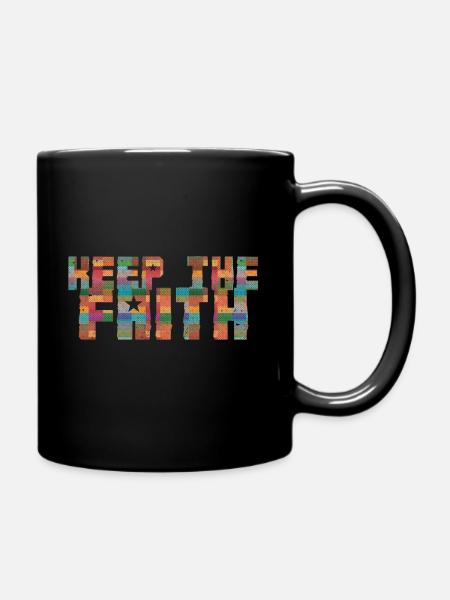 Keep the Faith - Northern Soul - Full Colour Mug - black