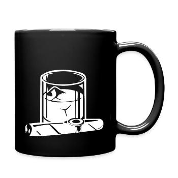Cigar - Full Colour Mug - black - Right
