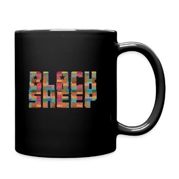 Black Sheep Vintage - Mug uni - noir - Droite