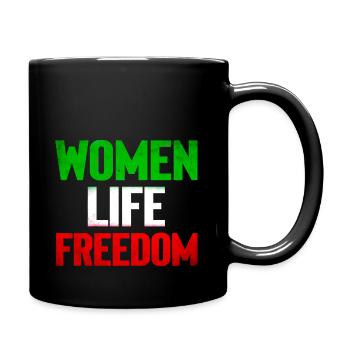 Liberté de vie des femmes - Mug uni - noir - Droite