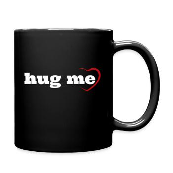 Hug me - Full Colour Mug - black - Right