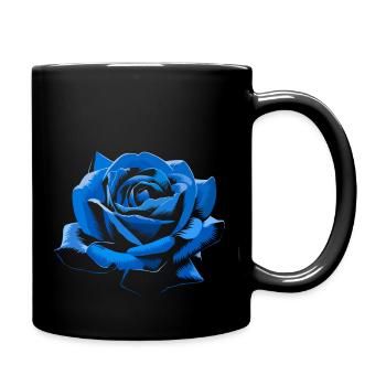 blau rosa - Tasse einfarbig - Schwarz - Rechts
