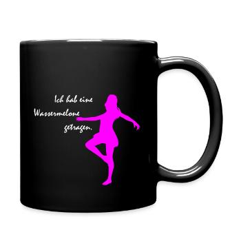 dancing dirty - Tasse einfarbig - Schwarz - Rechts