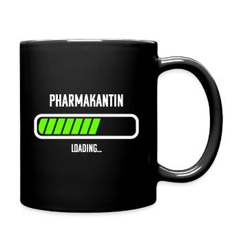 Pharmakantin Beruf Loading Ladebalken - Tasse einfarbig - Schwarz - Rechts