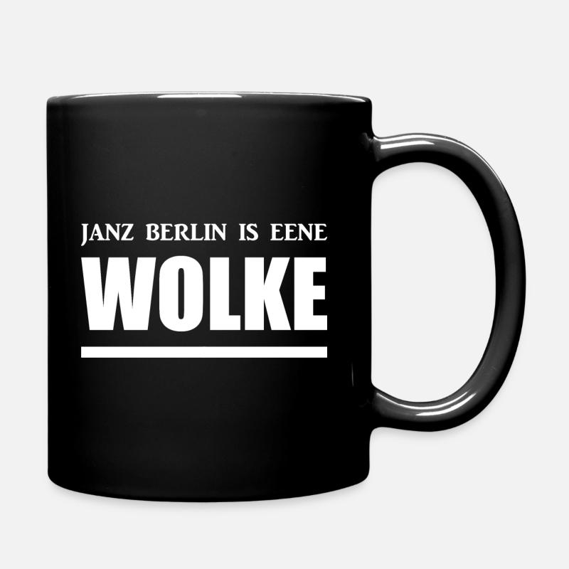Berlinerisch - Dialekt - Spruch - Tasse einfarbig - Schwarz