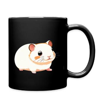 Cute Cartoon Hamster Love Pet 11 - Full Colour Mug - black - Right
