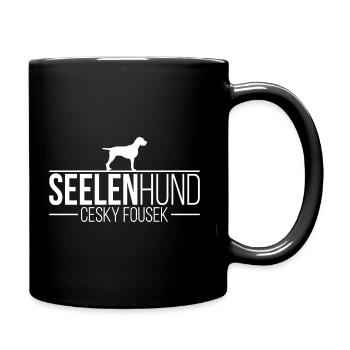Cesky Fousek Seelenhund Hundespruch Hunde Wilsigns - Tasse einfarbig - Schwarz - Rechts