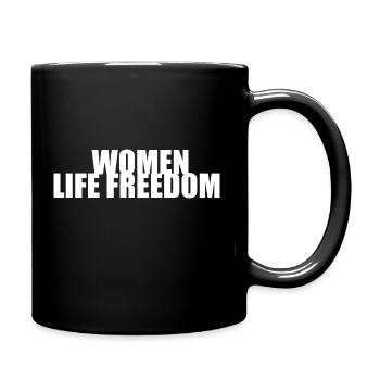 Women life freedom - Mug uni - noir - Droite