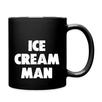 ICE CREAM MAN T Shirt Party Father s Day Gift - Full Colour Mug - black - Right