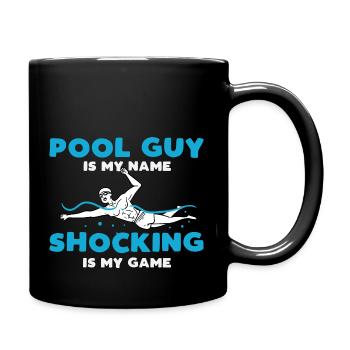 gars de piscine mon nom choquant mon game design - Mug uni - noir - Droite