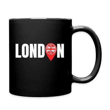 LONDON - Tasse einfarbig - Schwarz - Rechts